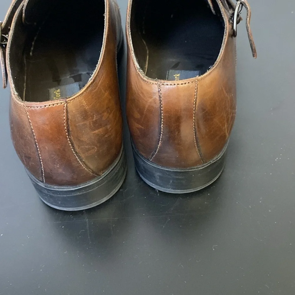 To Boot New York By Adam Derrick Mens Oxford Shoes Brown Monk size 10
